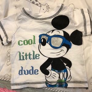 5/$5 MICKY MOUSE Baby 3 month top